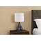 Monarch Specialties Lighting, Set Of 2, 18 in.H, Table Lamp, Black Metal, Ivory / Cream Shade I 9639 - alternate 6